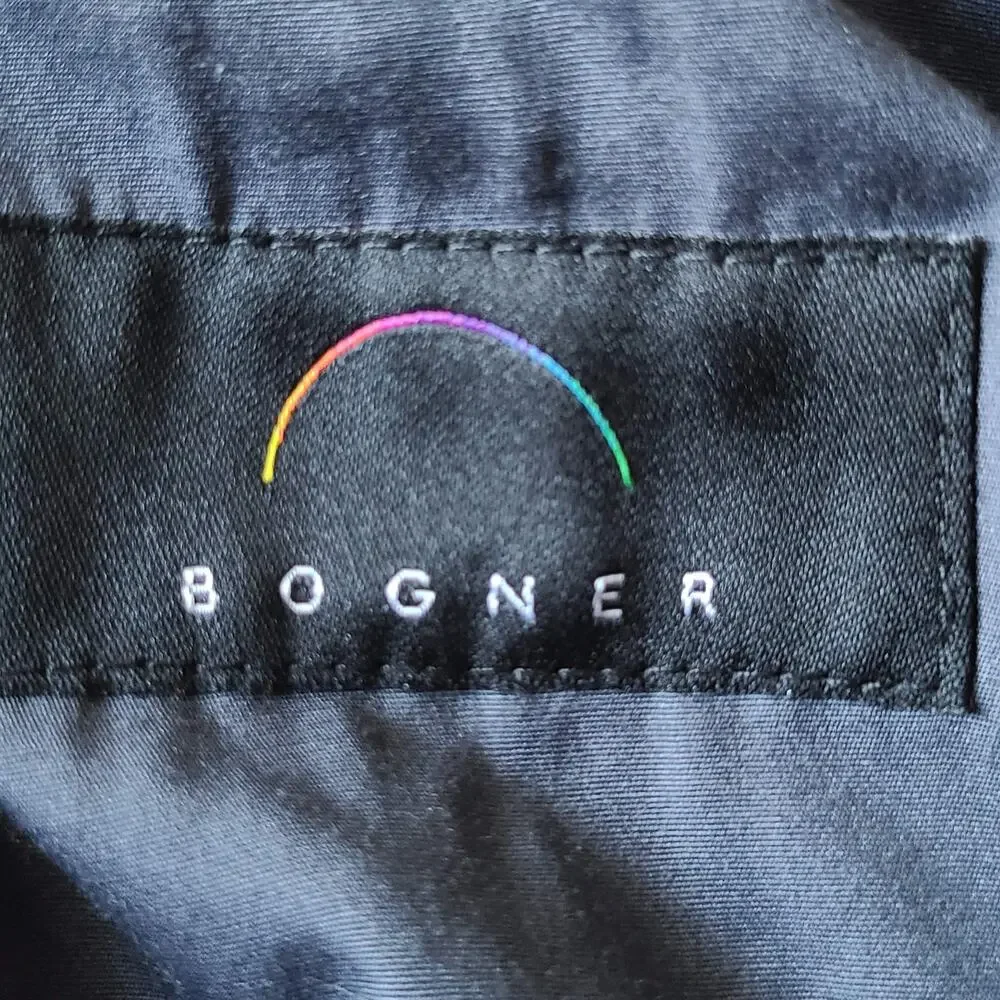BOGNER Vintage Ski Layerlite Jacket Black And Gold USA Women's Size L/XL* - Picture 10 of 12